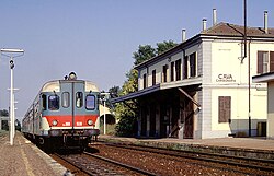 Station of Cava, a frazione of the municipality.