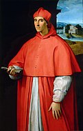 Portrait of Cardinal Alessandro Farnese by Raphael. c. 1509–1511