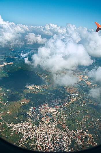 Alaior from air