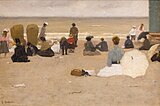 Floris Arntzenius: Am Strand von Scheveningen (1900), Dordrechts Museum