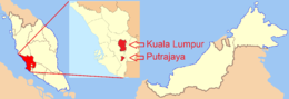 Kuala Lumpur – Localizzazione