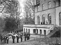 Bismarck receives the marching band of the Lauenburgisches Jäger-Bataillon Nr. 9 (1902)