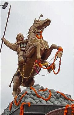 Statue of Maharana Pratap in Chikhli, Maharashtra