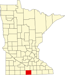 Contea di Faribault – Mappa