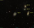NGC 201 with nearby galaxies (SDSS)