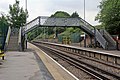 The station footbridge.