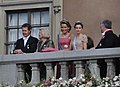 A princesa Letizia usou a tiara floral no casamento da princesa Vitória da Suécia.