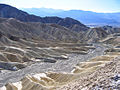 Vue de la rivière Zabriskie.