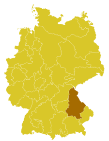 Diecéze řezenská Bistum Regensburg (něm.) na mapě