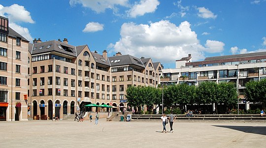 L'angle nord-est de la Grand-Place.