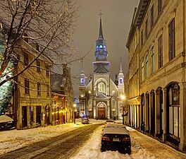 Kapelle Notre-Dame-de-Bon-Secours - Marguerite-Bourgeoys Museum, Montreal, Quebec. Erster Platz: 594,5 Punkte. Erster kanadischer Preis und geht für die 2. Runde an die internationale Jury. Fotograf: Jazmin Million