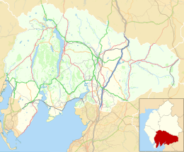 Burton-in-Kendal Services is located in the former South Lakeland district