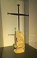 One of the four Coventry Crosses of Nails in Würzburg, placed in St. Kilian's Cathedral in a tomb from 1945 next to the Pietà, where the dead were laid to rest after the destruction of Würzburg in 1945[1]