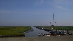 De haven van Noordpolderzijl in 2006