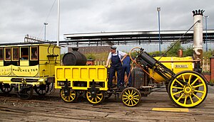 Betriebsfähiger Nachbau der "Rocket" mit verkürztem Schornstein (Juni 2011)