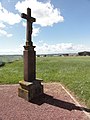 Paysage avec croix de chemin