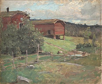 Pastoralt landskab, 1896