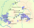 Zone tradiționale/istorice locuite și de germanei în Transilvania (germană Siebenbürgen/Transsilvanien), Satu Mare (germană Sathmar) și Banat (germană Banat) în care germanii au deținut majoritatea etnică sau populații cu o pondere etnică semnificativă în trecut.