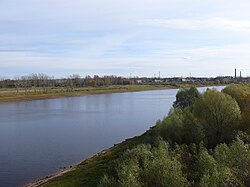 The Lovat River and the Parfino Plywood Factory