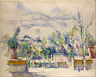 La terrasse du jardin des Lauves, Paul Cézanne (1906).