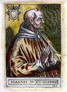 Paavi Johannes XXI. Tuntemattoman tekijän piirtämä muotokuva 1800-luvulta.