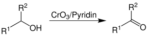 Reaktionsschema Sarett-Oxidation