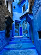 Ruelle de la médine bleue de Chefchaouen