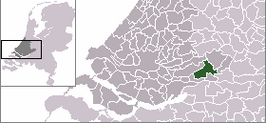 Kaart van Giessenlanden