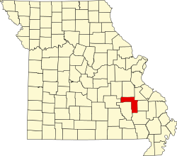 Koartn vo Iron County innahoib vo Missouri