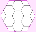 The Pappus graph embedded in the torus, as a regular map with nine hexagonal faces.