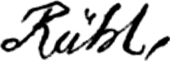 signature de Philippe Rühl