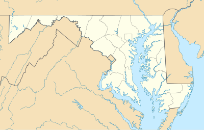 Location map USA Maryland