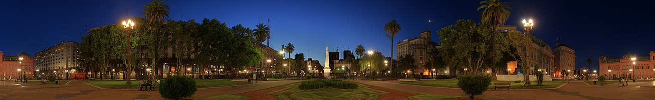 daytime skyline of a square