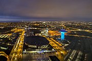 A Malmö Arena à noite