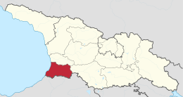 Repubblica Autonoma Agiara (Adjara) – Localizzazione