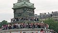 Julisäule beim Marche des fiertés