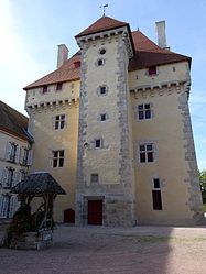 The chateau of Gayette, in Montoldre