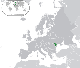 Moldavie o Moldova - Localizzazione