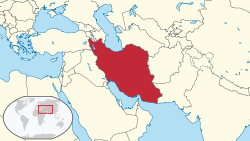 Location of Iran