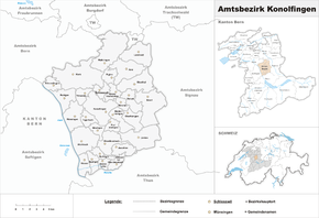 Karte von Amtsbezirk Konolfingen