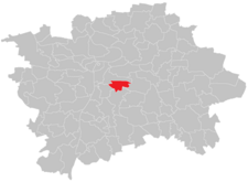 Vršovice na mapě