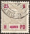 A stamp for the Azores 1906 engraved by Mouchon.
