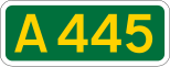 A445 shield