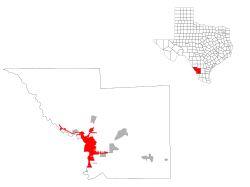 Locatie van Laredo
