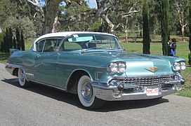 1958 Cadillac Eldorado Seville with rubber-tipped pasties
