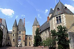 Skyline of Aubigny-sur-Nère