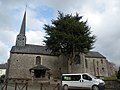 L’église Saint-Melaine.