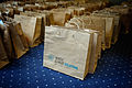 Kraft paper bags with handles