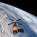 Image 79America's first space station Skylab in orbit February 8, 1974 (from 1970s)