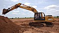 A LiuGong excavator in Nigeria